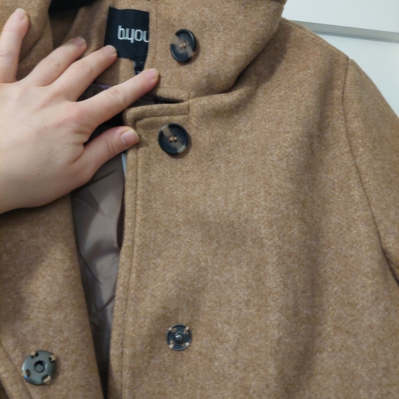 b.young BYCILIA Classic Coat NWT Tan 34/XS - Picture 8 of 16